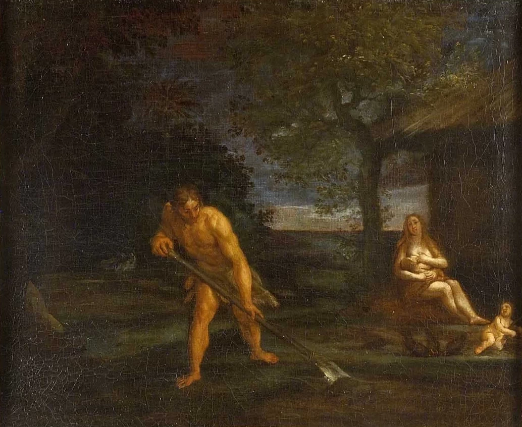 Adamo ed Eva dopo la cacciata dal Paradiso Terrestre - Palazzo Pitti, Firenze